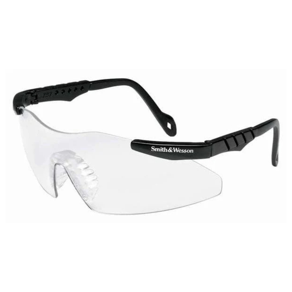 Magnum Safety Eyewear Clear Lenses with Black Frame from GME Supply
